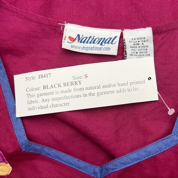 Embroidered Caftan Dress Size Small - Picture 4 of 7